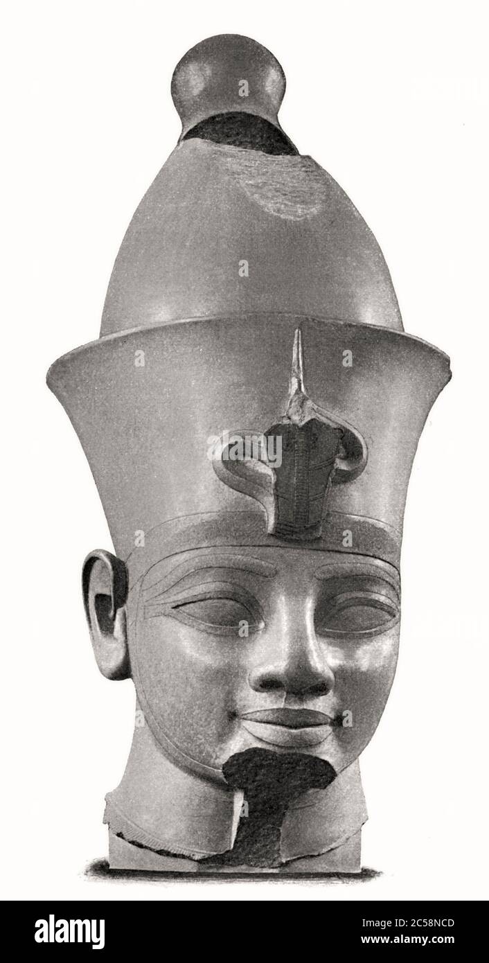 Thutmose III, the sixth pharaoh of the Eighteenth Dynasty Stock Photo