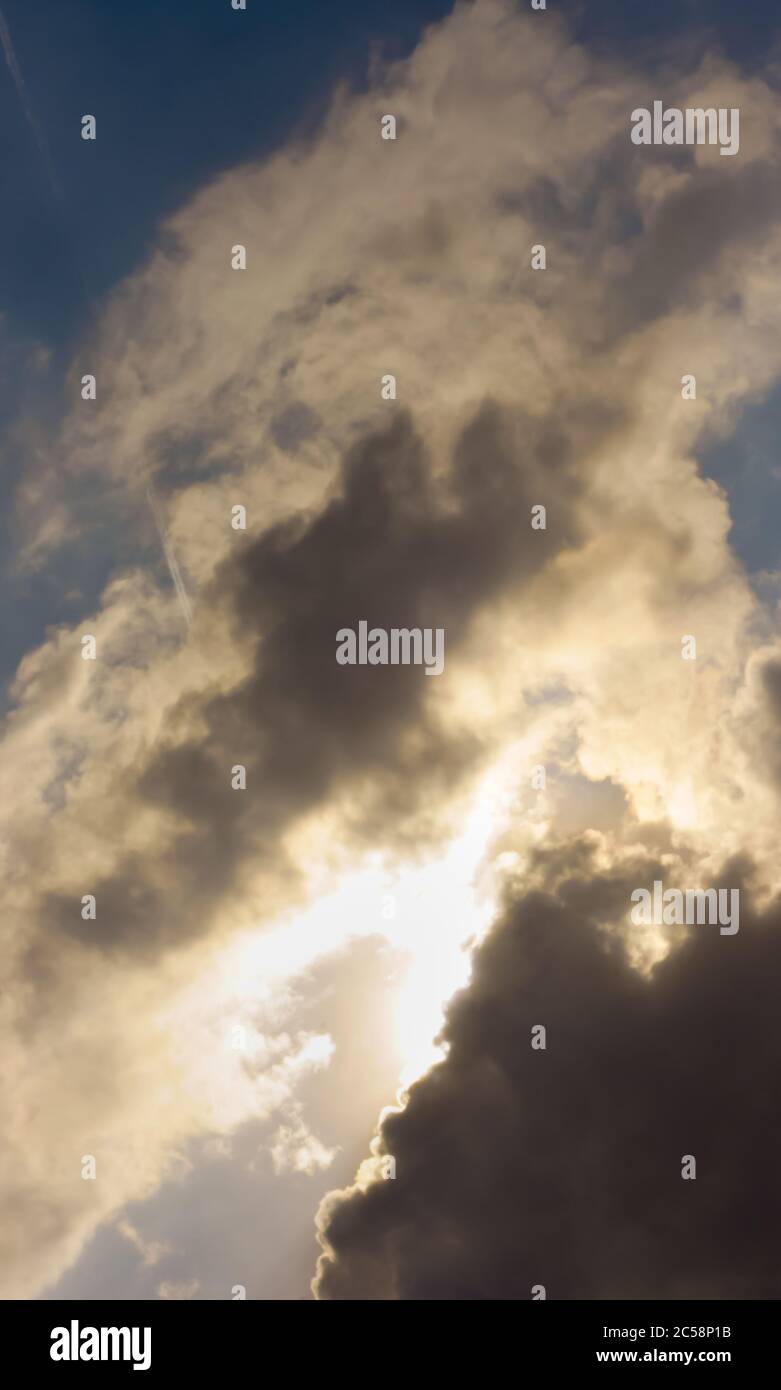 gray cloud in the sky, storm rain clouds Stock Photo - Alamy