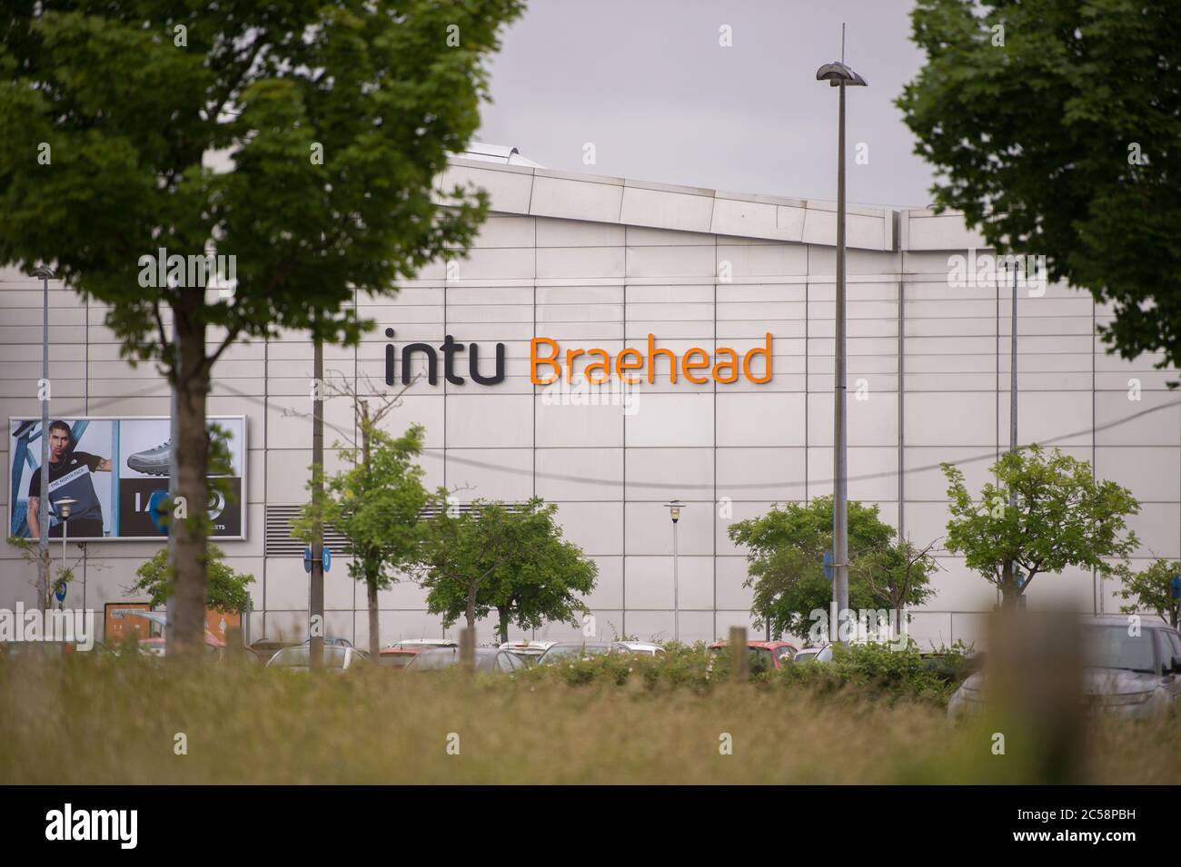 Glasgow, Scotland, UK. 1st July, 2020. Pictured: Intu Braehead Shopping Centre in Glasgow. Shopping centre giant Intu has entered administration, placing thousands of jobs in doubt as it sits in £4.5 billion in debt. Intu were struggling even before the Coronavirus (COVID19) crisis happened, sighting the way customers are shopping differently combined with the declining value of its shopping centres has put the final nail in the coffin. Credit: Colin Fisher/Alamy Live News Stock Photo