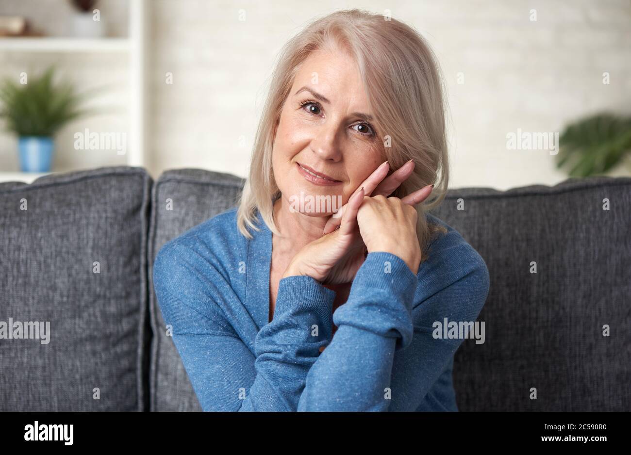 Slim attractive senior woman hi-res stock photography and images - Alamy