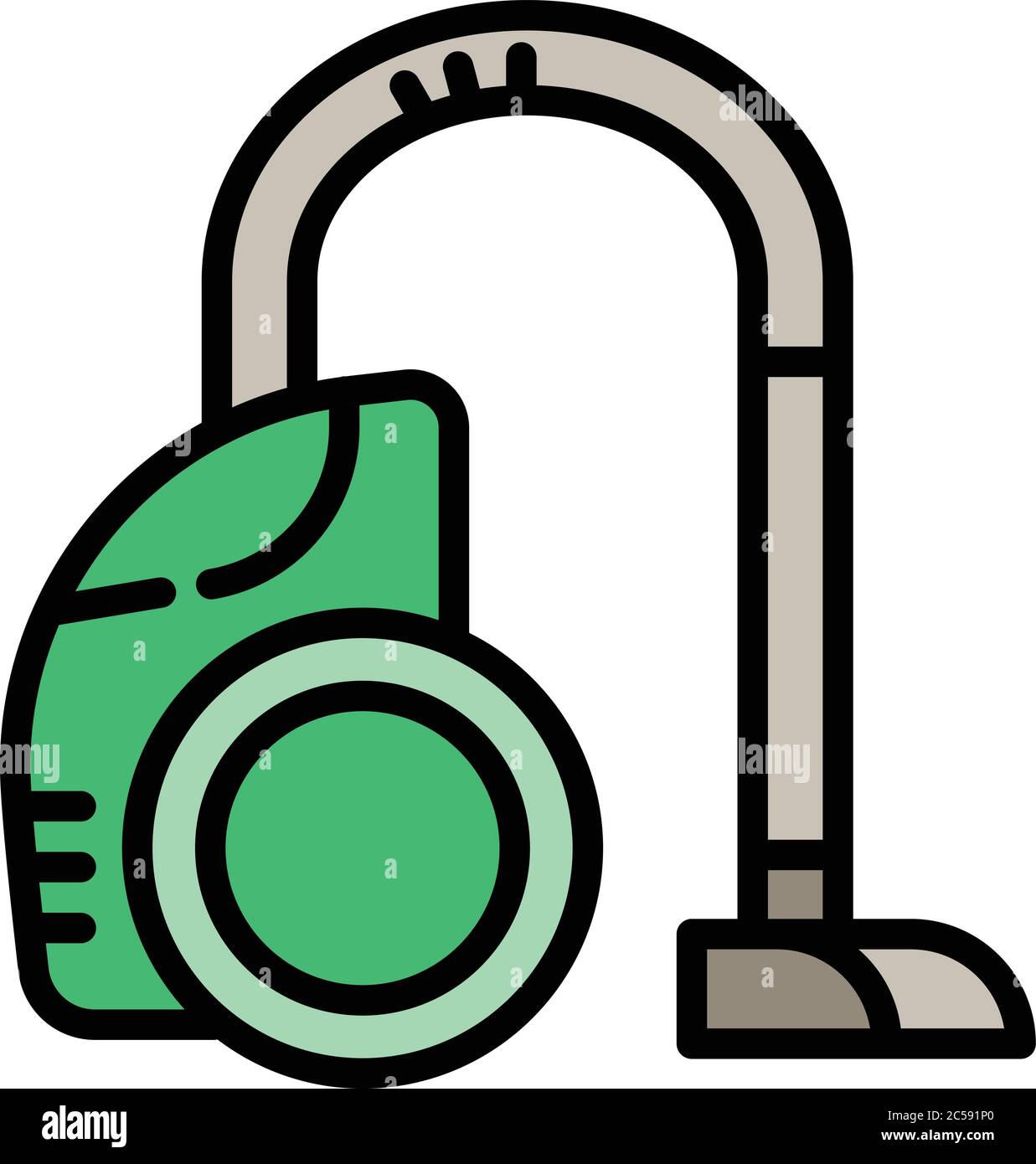 Vacuum cleaner icon. Outline vacuum cleaner vector icon for web design ...