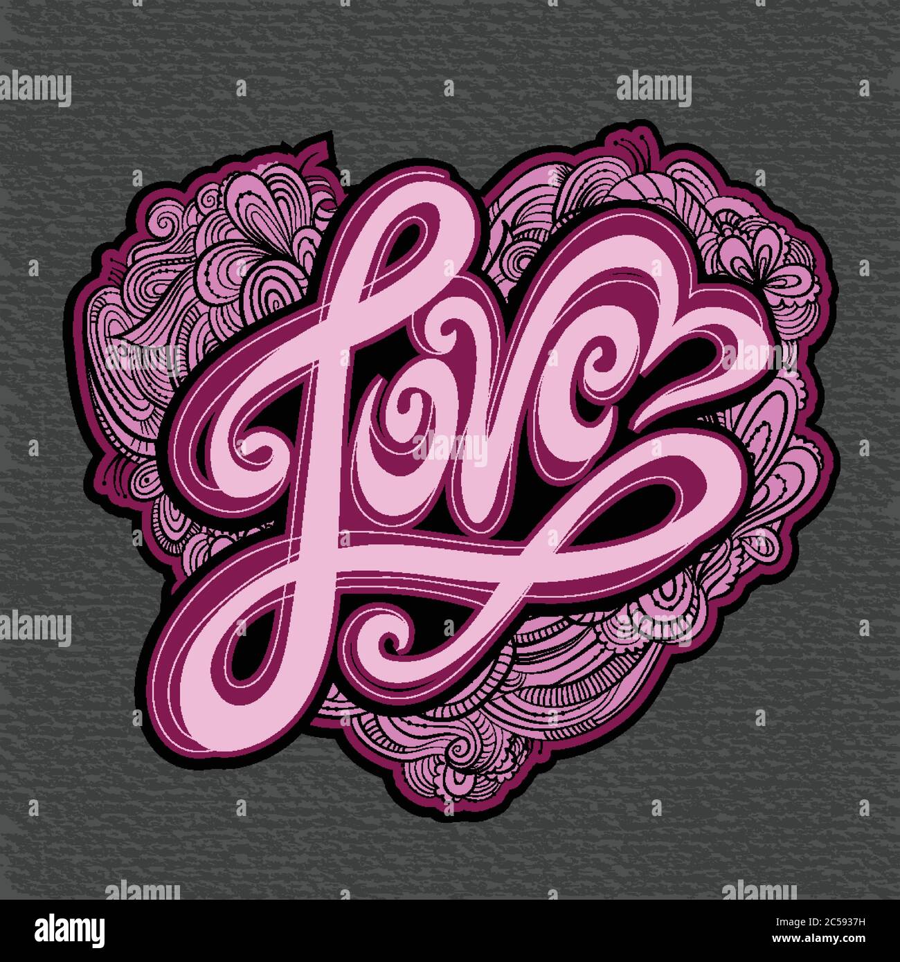 Beautiful hand lettering inscription Stock Vector Images - Alamy