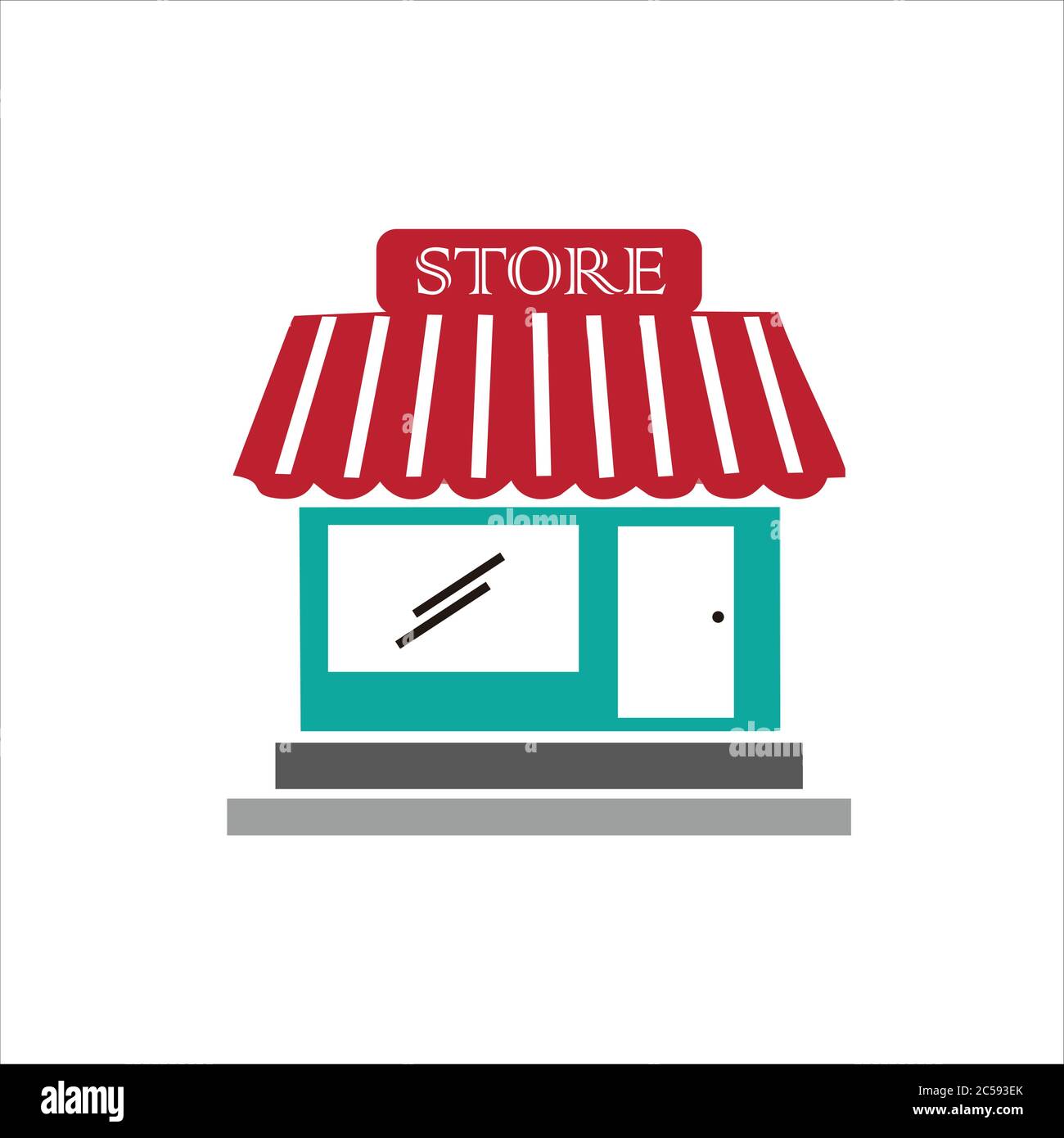 Store icon isolated on white background. Store icon in trendy design style.  Store vector icon modern and simple flat symbol for web site, mobile, logo  Stock Vector Image & Art - Alamy