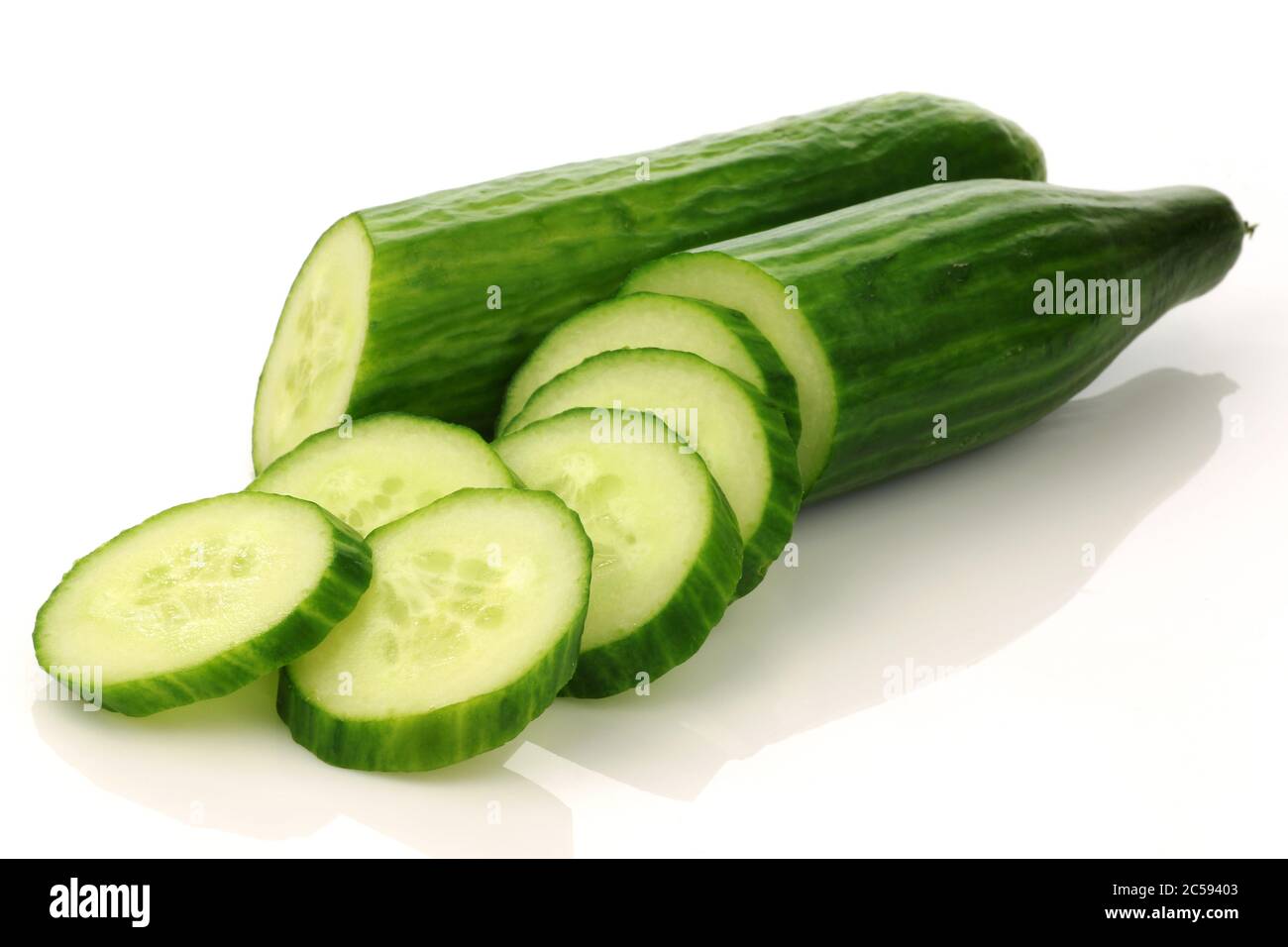 English cucumber cucumbers Cut Out Stock Images & Pictures - Alamy