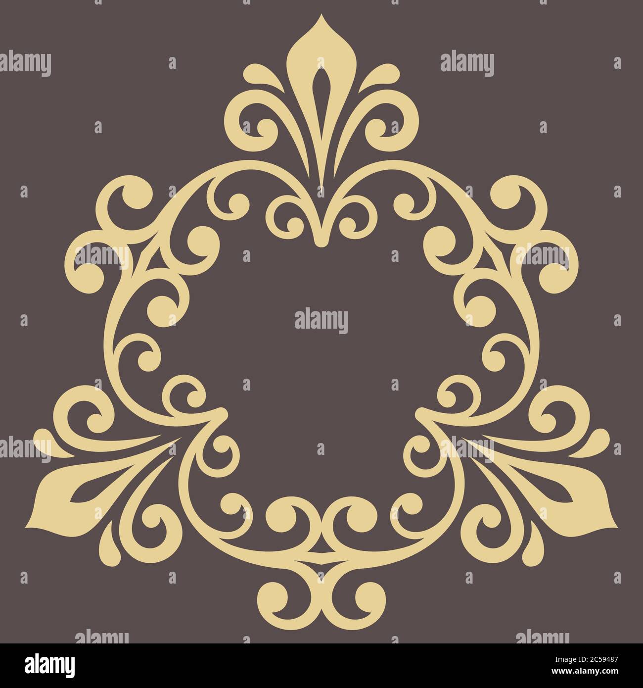 Oriental Abstract Vector Pattern Stock Vector
