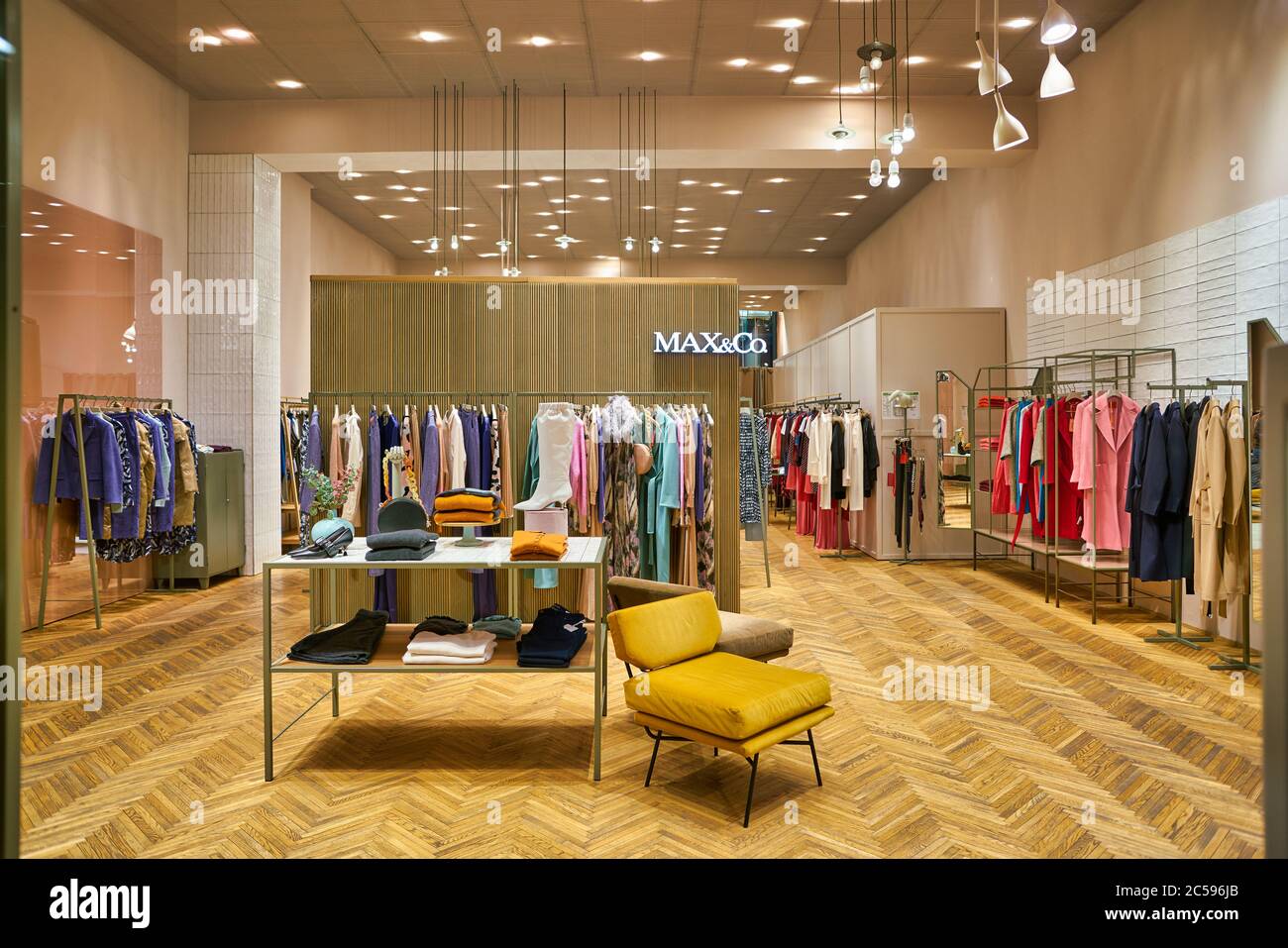 BERLIN, GERMANY - CIRCA SEPTEMBER, 2019: interior shot of Max&Co store in  Berlin Stock Photo - Alamy