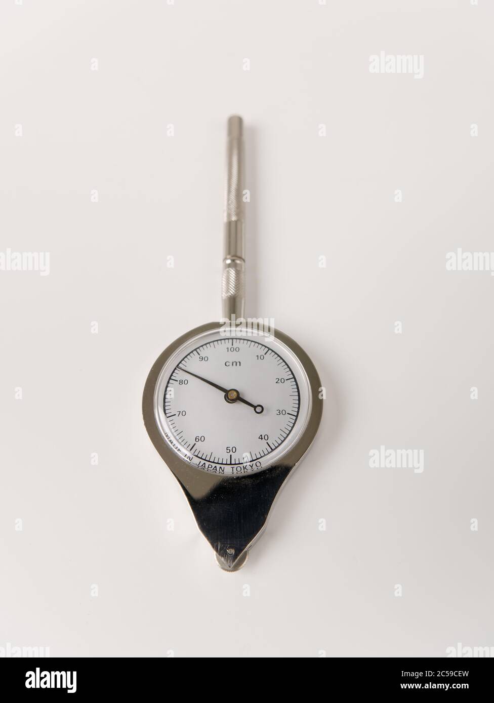 An opisometer, also called a curvimeter, meilograph, or map measurer