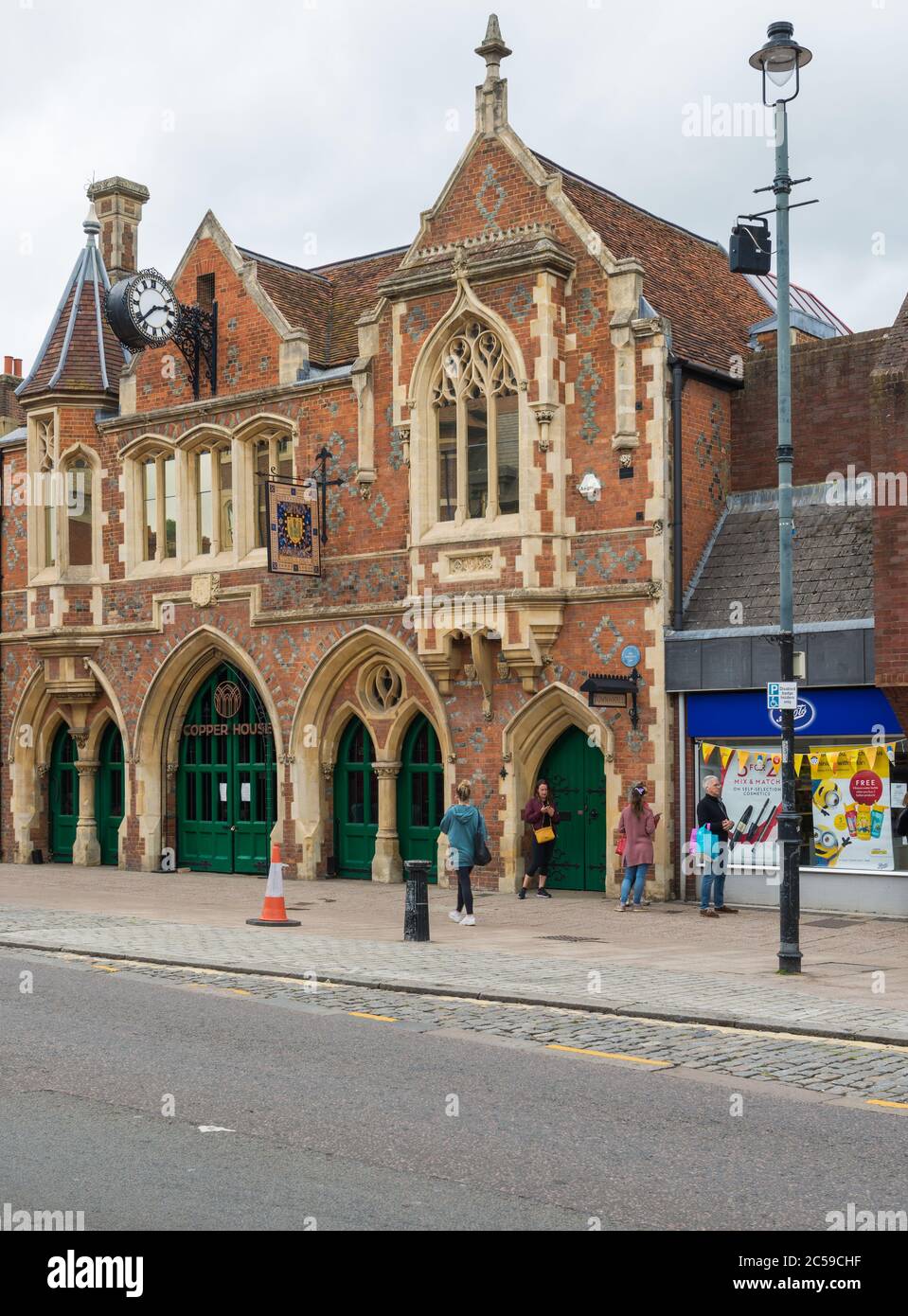 The Old Town Hall building in High Street, Berkhamsted, Hertfordshire, England, UK Stock Photo