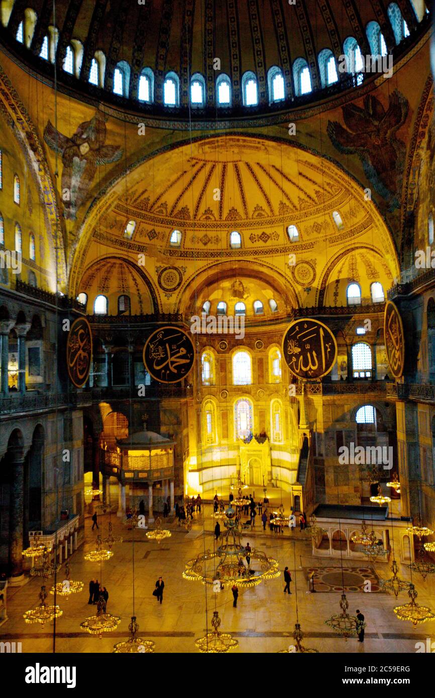 Turkey, Istanbul, Hagia Sophia Stock Photo