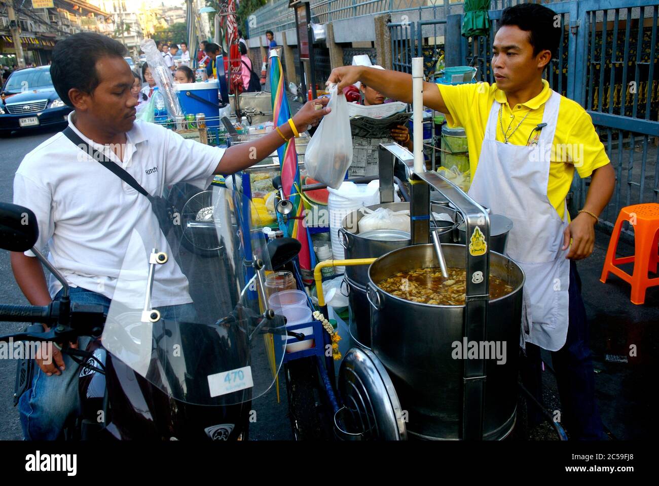 Thailand, Bangkok, street atmosphere Stock Photo