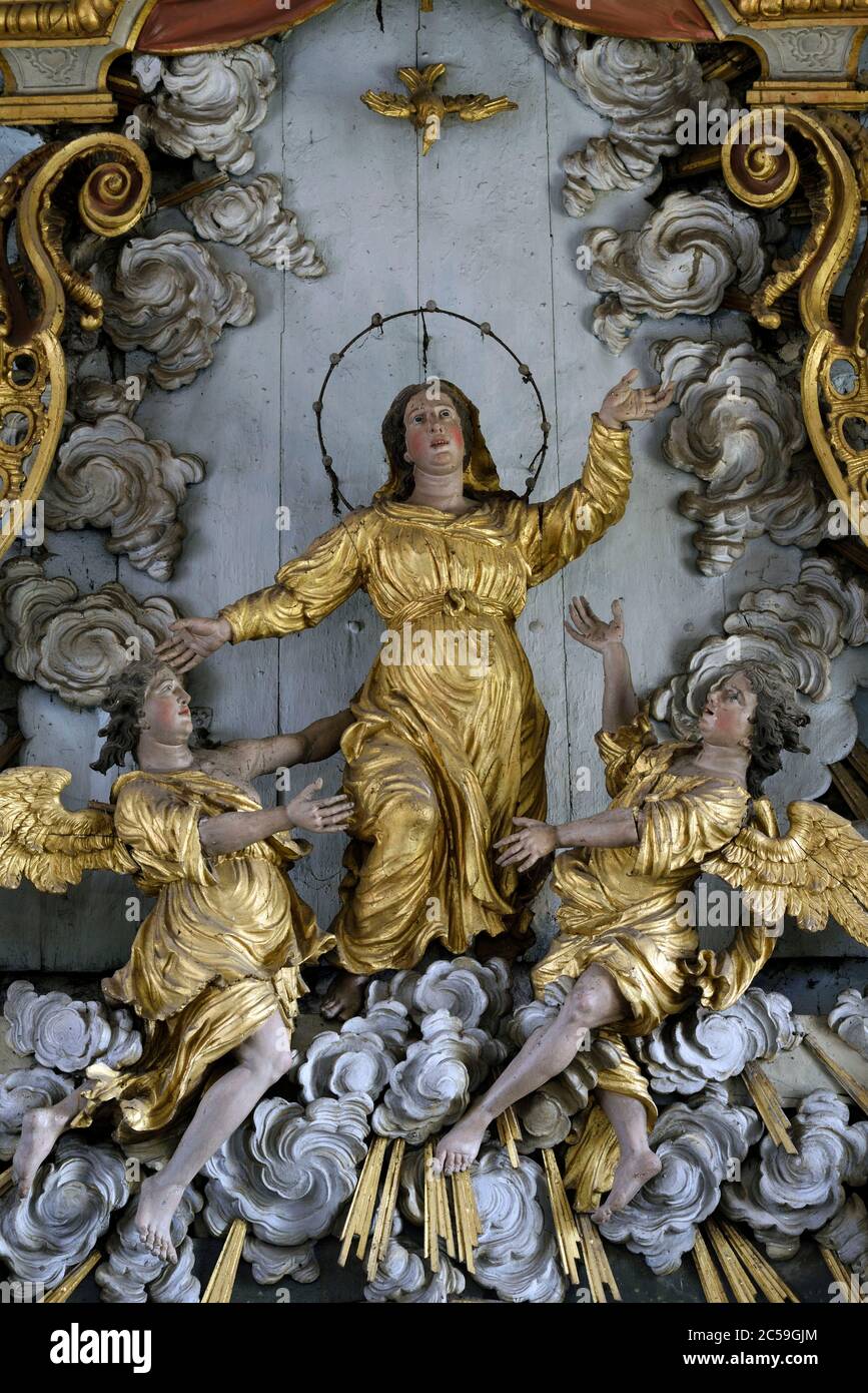 France, Haute Saone, Sainte Marie en Chanois, Sainte Marie Madeleine