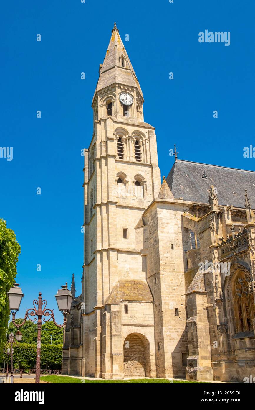 France, Yvelines, Poissy, the collegiate church of Notre Dame de Poissy ...