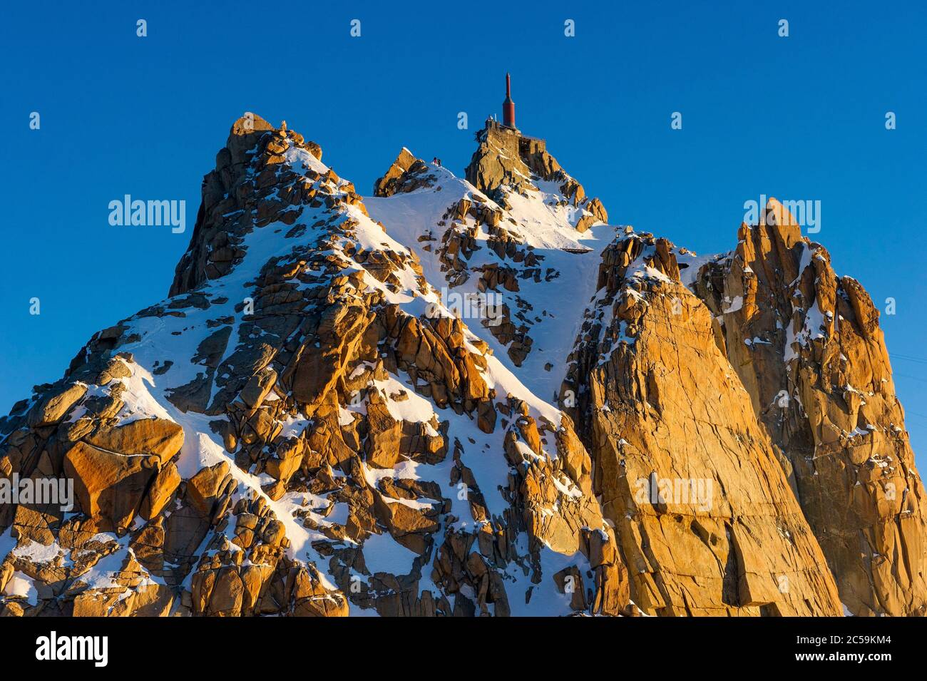 Aiguille du midi arete hi-res stock photography and images - Alamy