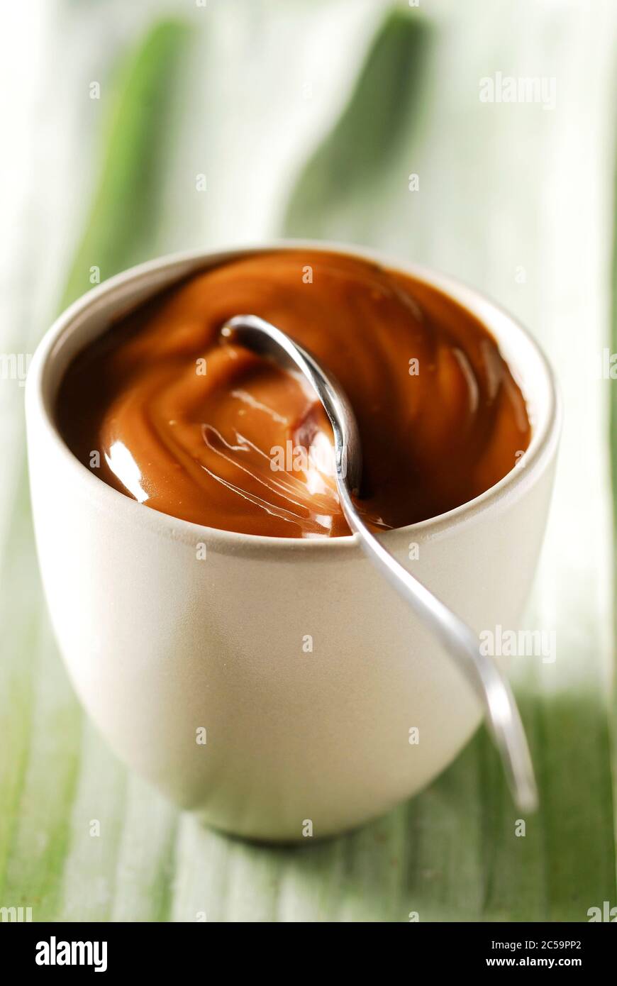 Vanilla milk jam Stock Photo Alamy