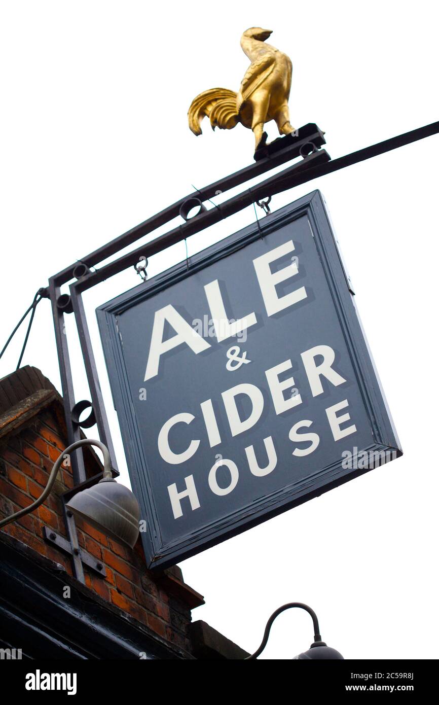 United Kingdom, London, Ale and Cider House Stock Photo