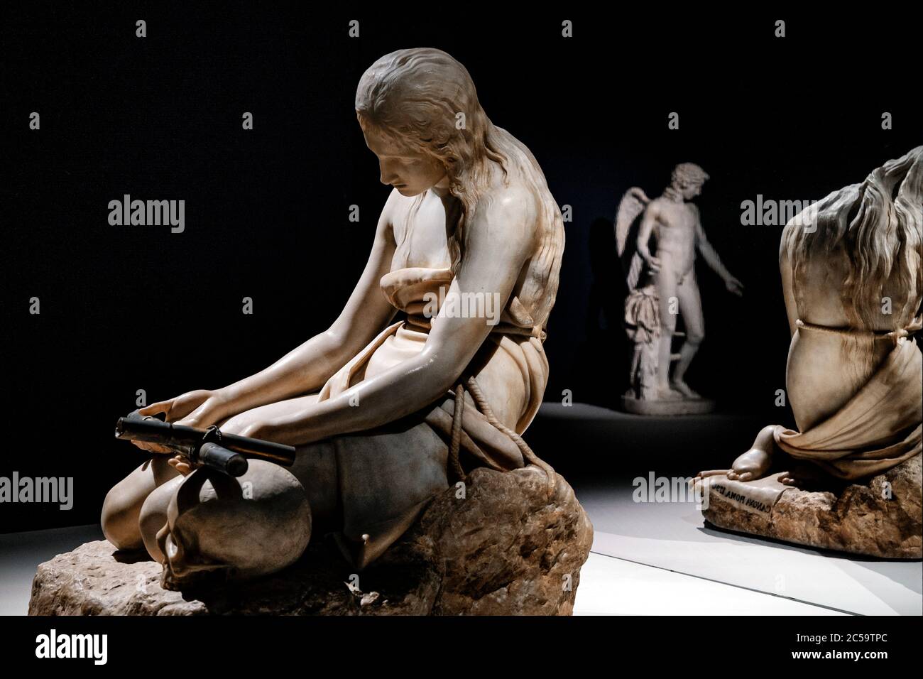 Penitent Magdalene, sculpture of Antonio Canova Stock Photo