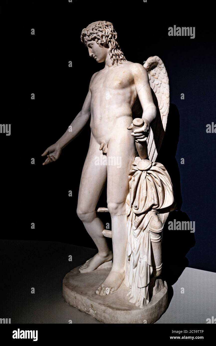 Statue of Cupid, by Antonio Canova Stock Photo