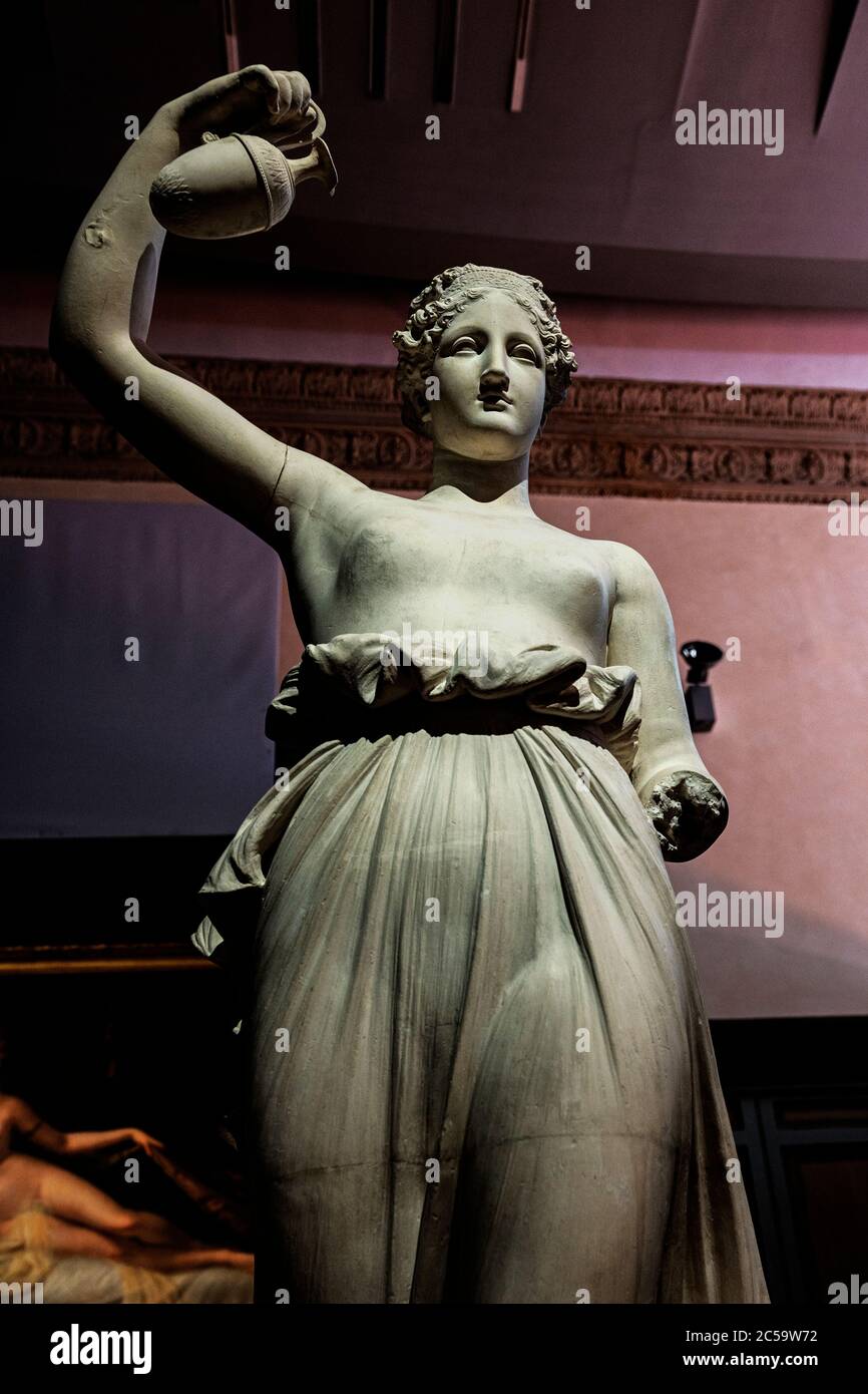 statue of Ebe, by Antonio Canova Stock Photo