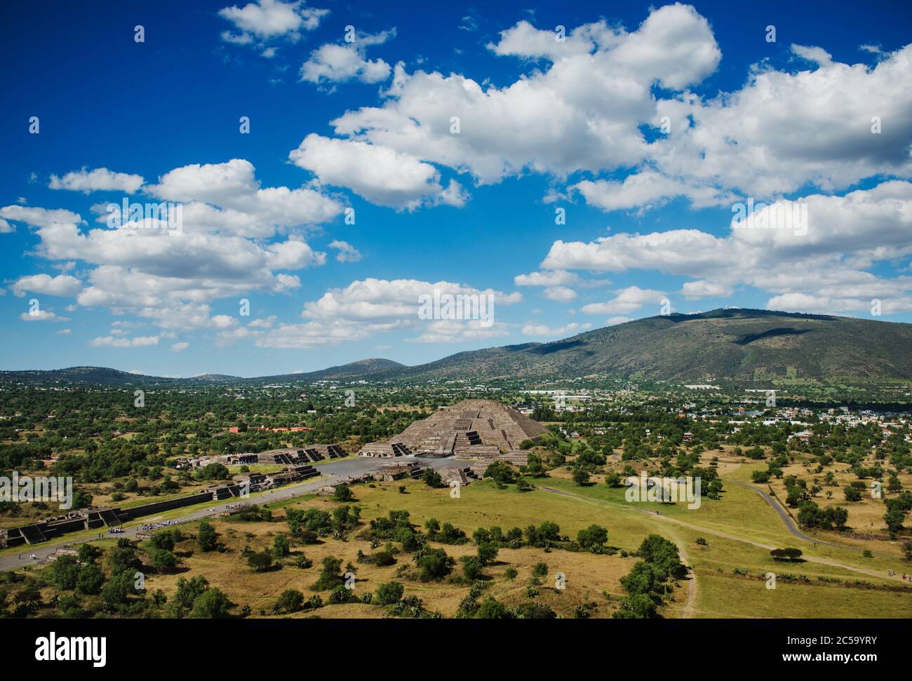 Landscape of Mesoamerica, Mexico Stock Photo