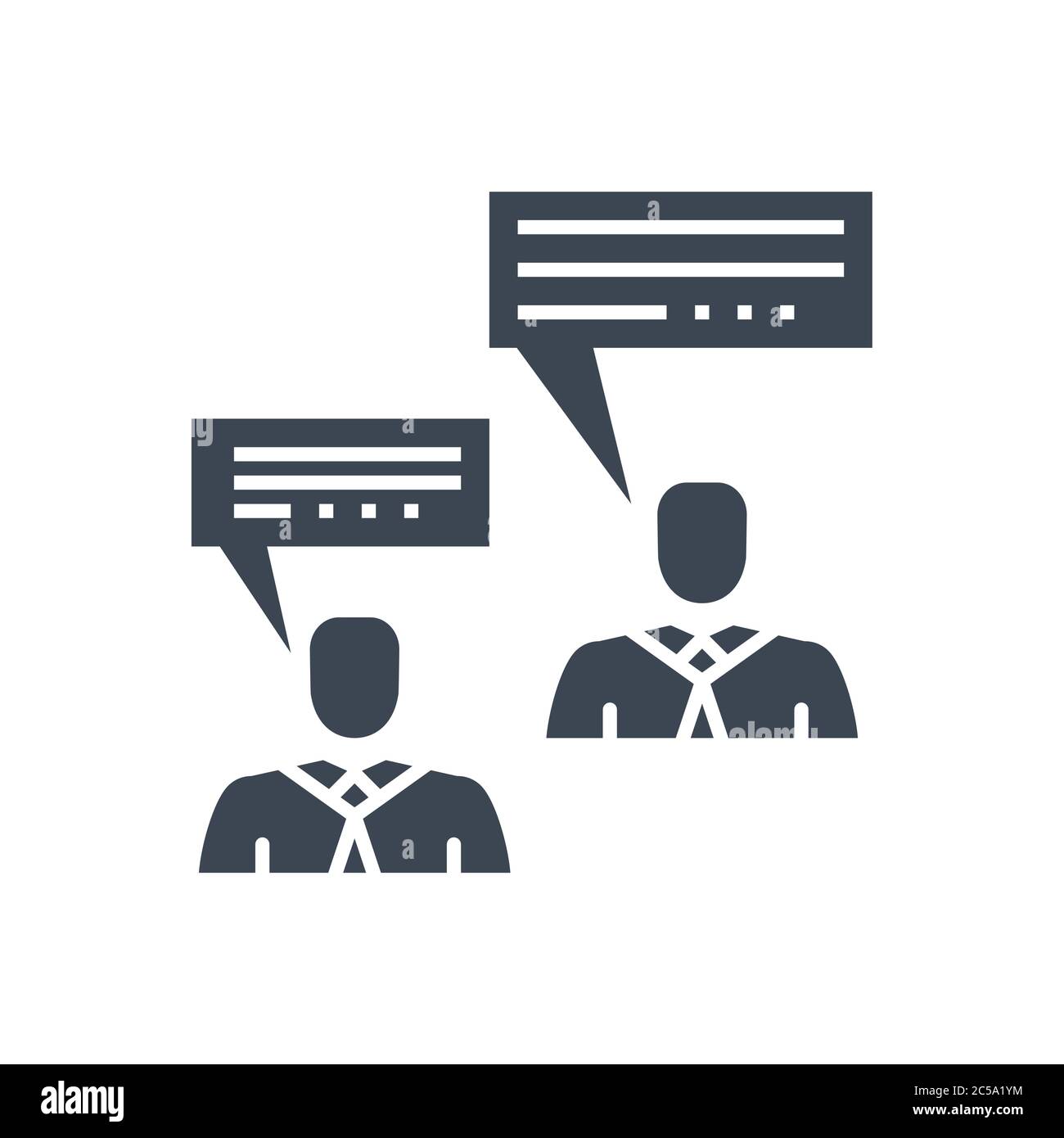 Consulting service vector icon hi-res stock photography and images - Alamy