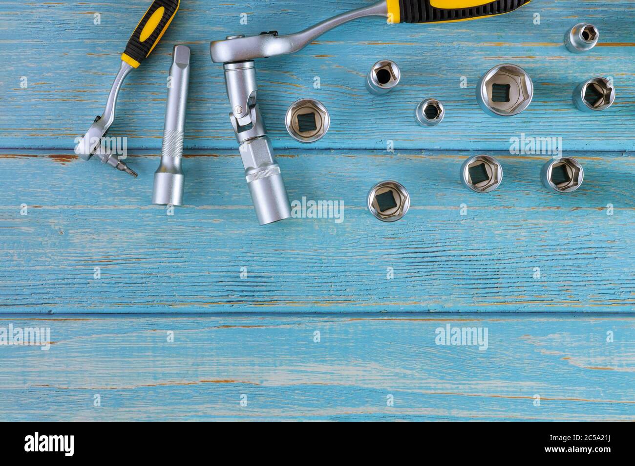 Professional car mechanic automotive set tool of wrenches chrome tools