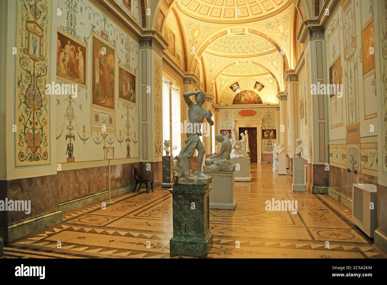 Gallery of the History of Ancient Painting, State Hermitage Museum, St Petersburg, Russia. Stock Photo