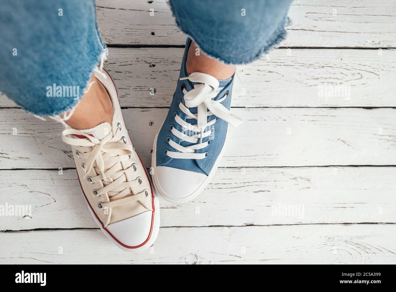 Teens in sneakers hi res stock photography and images Alamy