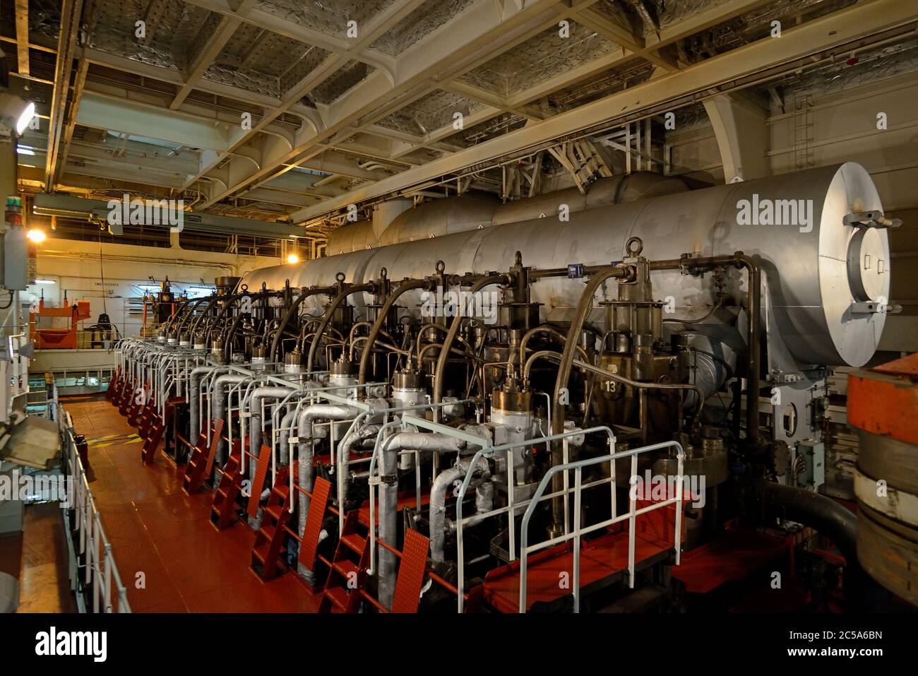 Container ship engine room hires stock photography and images Alamy