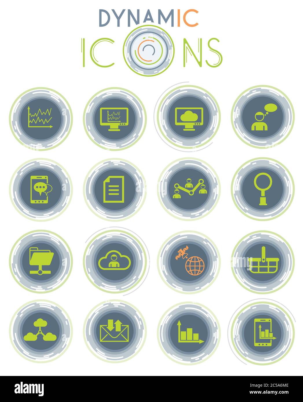 Social network animation Stock Vector Images Alamy