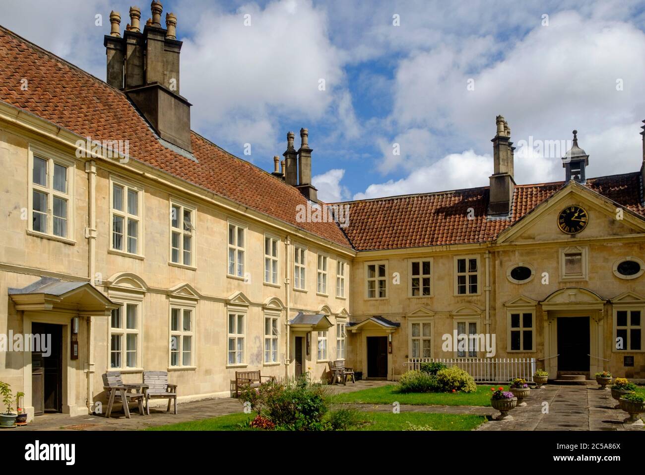 Around the city of Bristol, UK. The Colston Almshouses on St Michaels