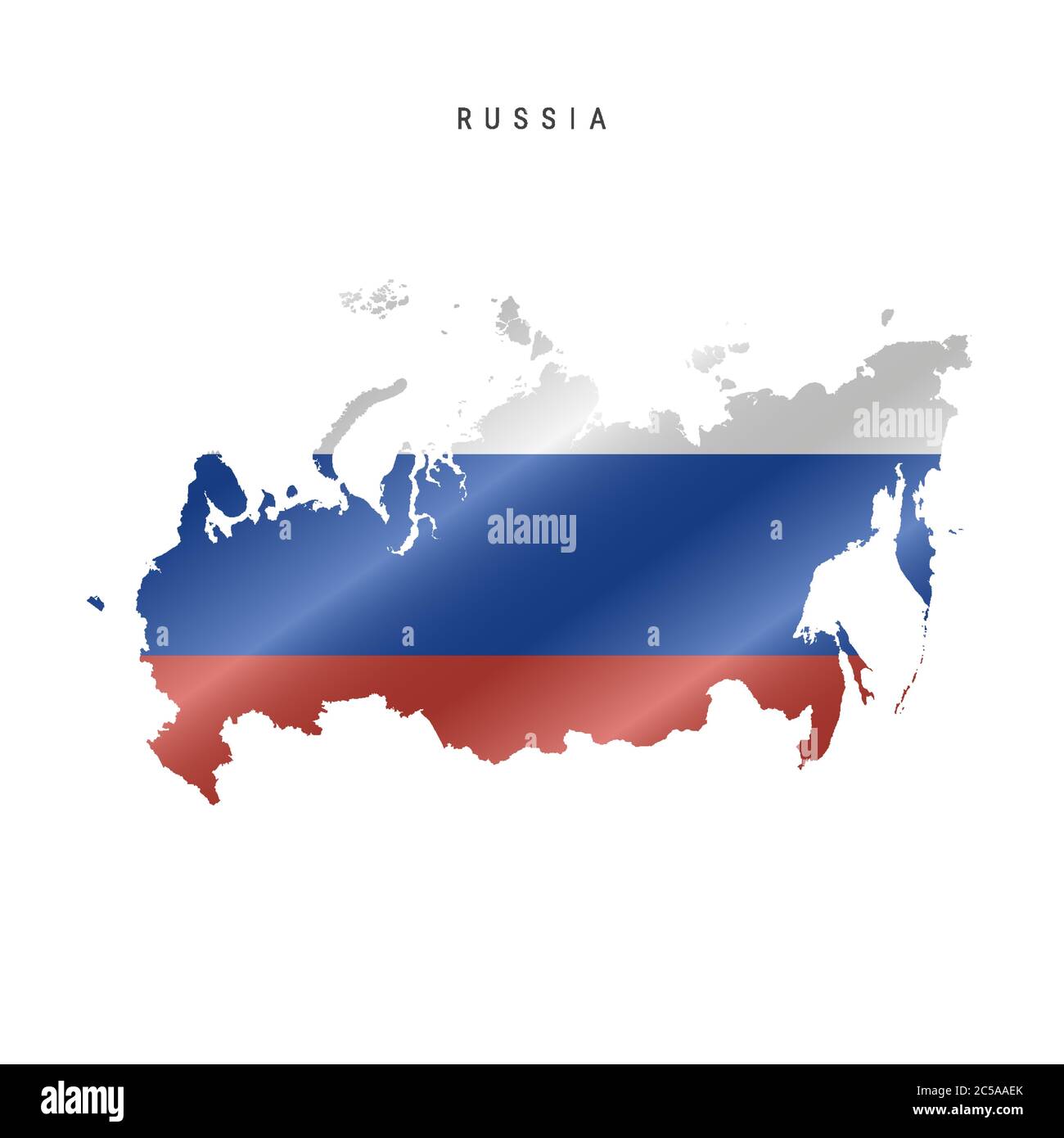 Russian flag map Stock Photo - Alamy