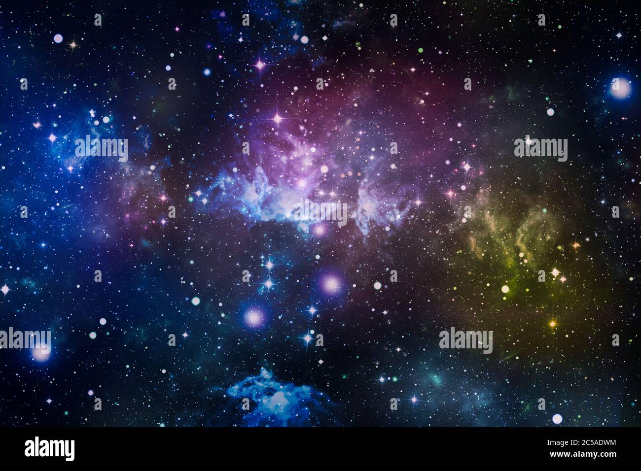 Colorful Starry Night Sky Outer Space background . Abstraction space  background for design. Mystical light Stock Photo - Alamy