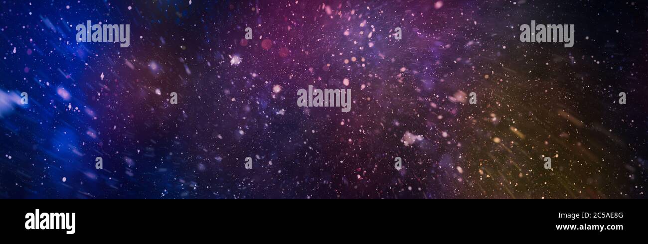 Colorful Starry Night Sky Outer Space background Stock Photo - Alamy