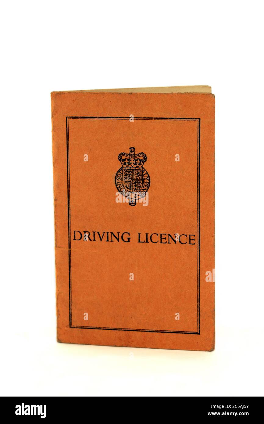 Old driving licence hires stock photography and images Alamy