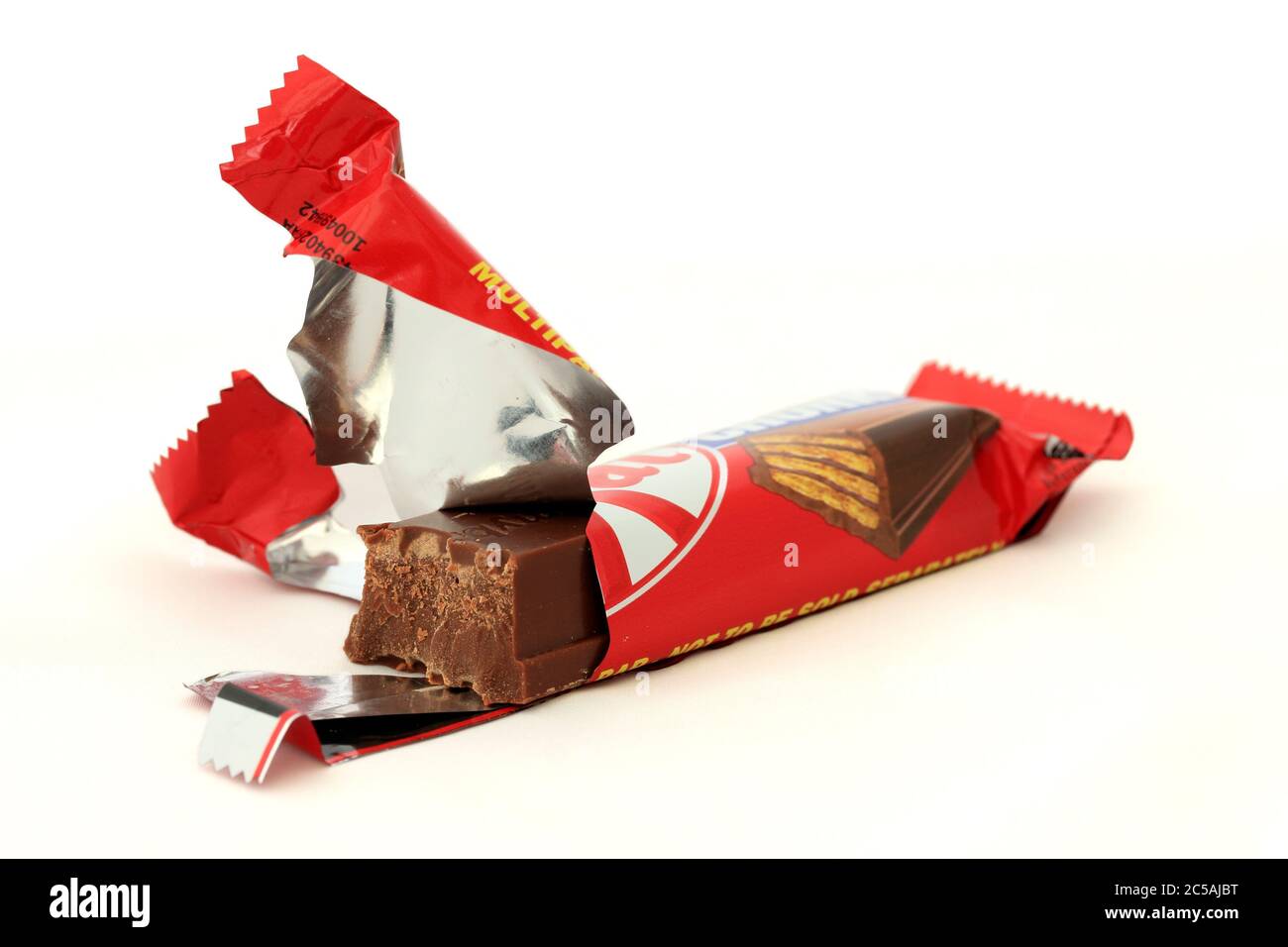 Kitkat solid chocolate bar with no wafer Stock Photo Alamy