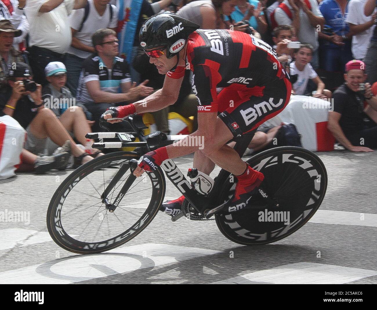 Cadel Evans During  the Tour de France 2011, Stage20 cycling race, Grenoble – Grenoble (42,5 Km) on July 23, 2011 in Grenoble, France - Photo Laurent Lairys / DPPI Stock Photo
