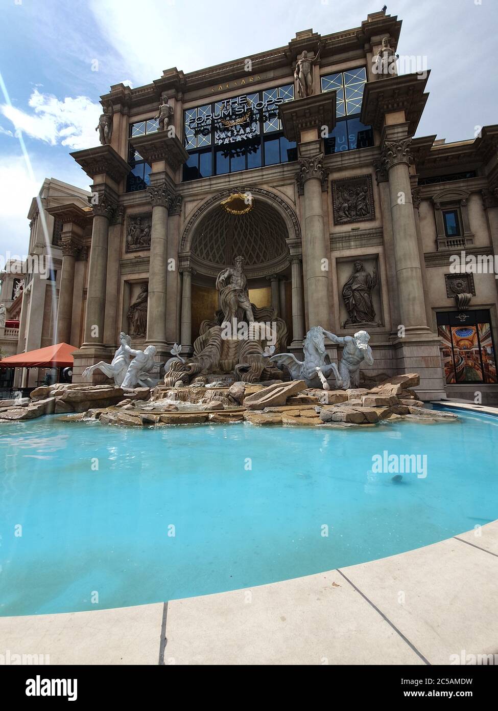 Trevi Fountain Caesar's Palace Las Vegas Stock Photo Alamy