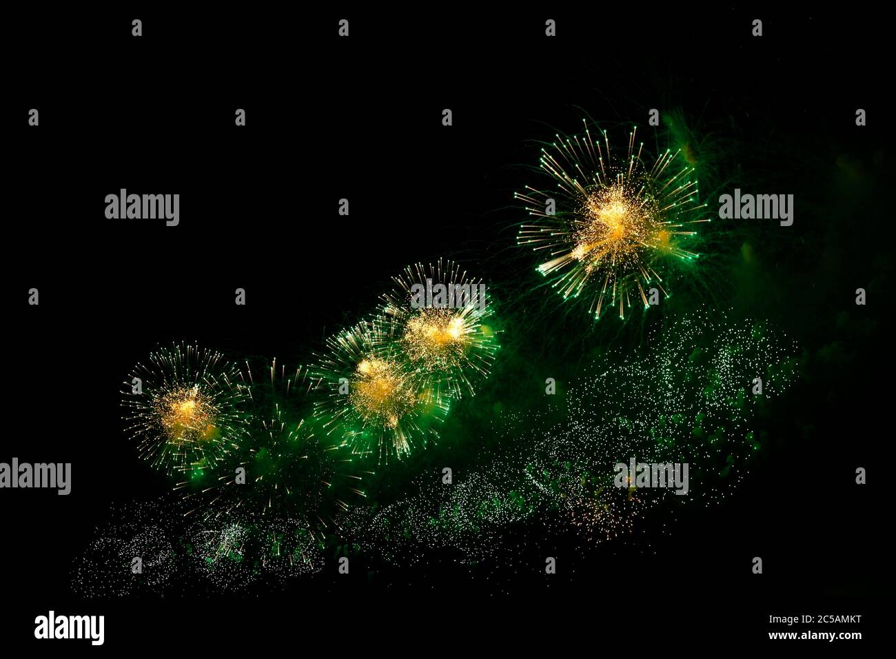 An image of beautiful fireworks celebration Stock Photo