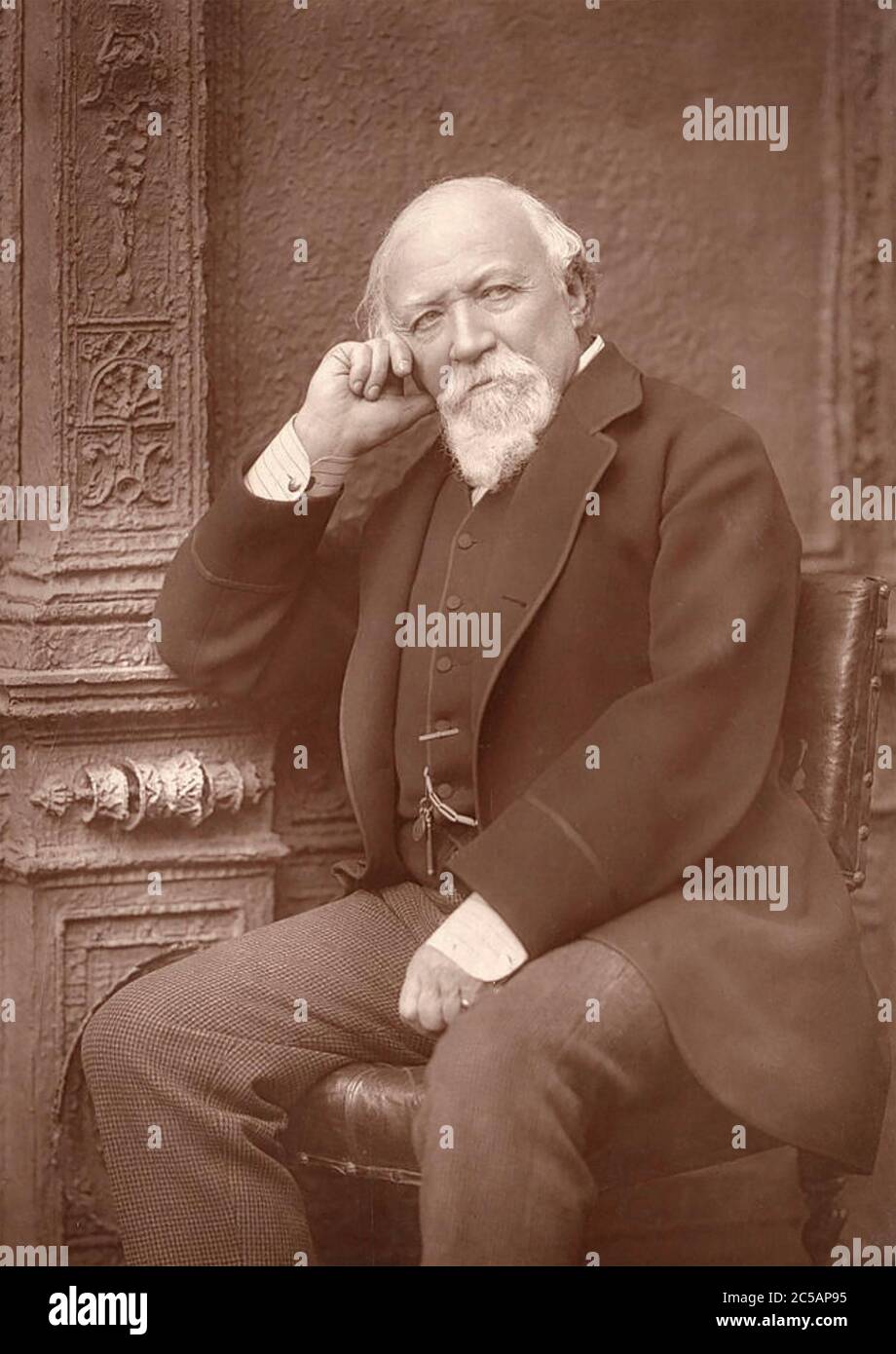 Robert Browning 1812 18 English Poet And Playwright About 18 Stock Photo Alamy