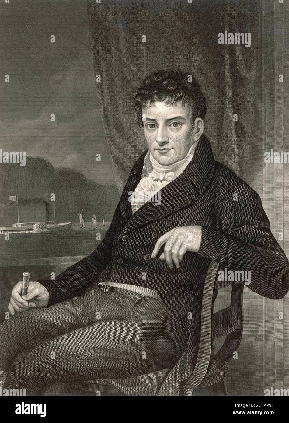 Robert fulton steamboat hires stock photography and images Alamy