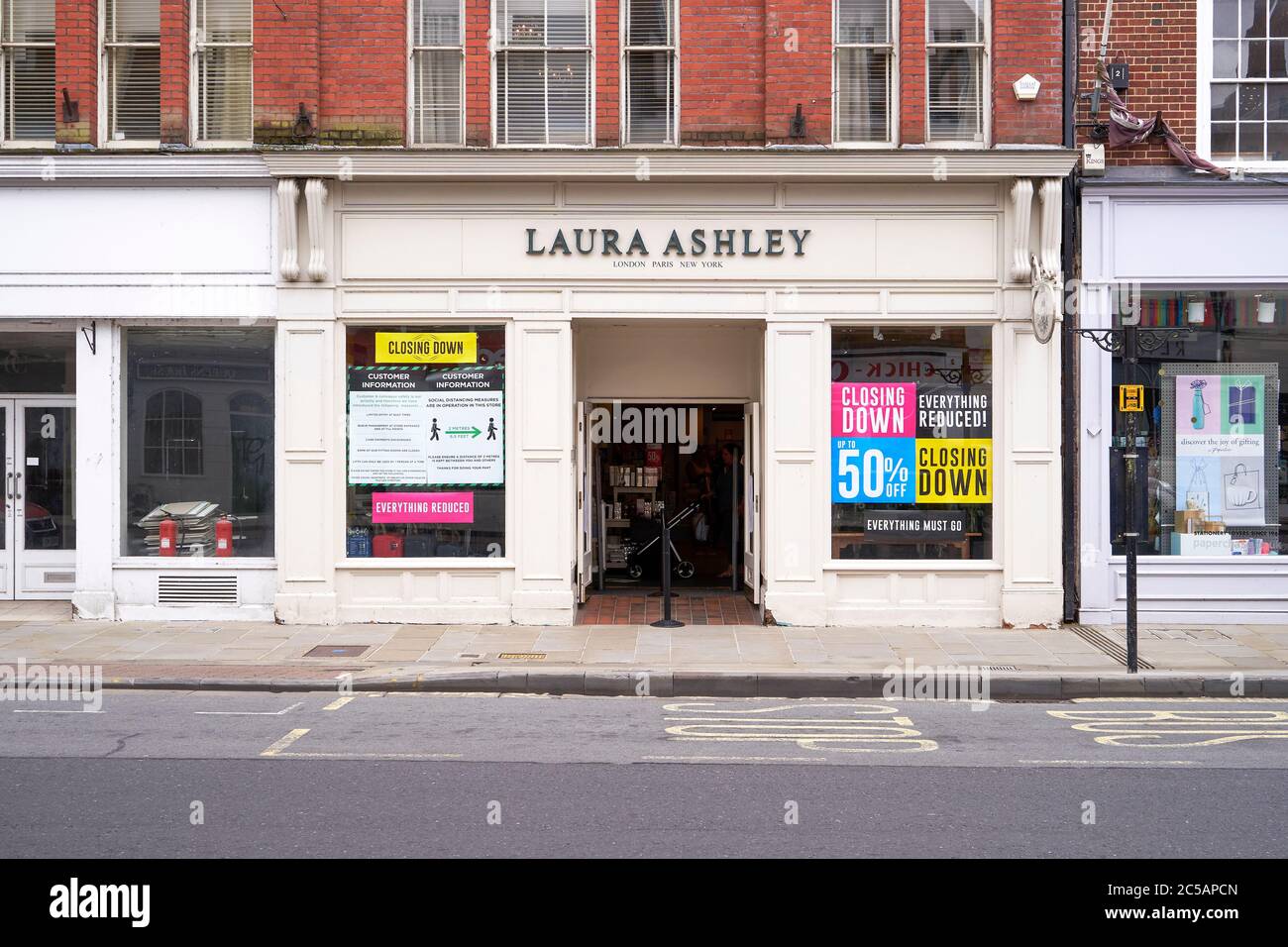 Laura Ashley store closing down sale Stock Photo Alamy