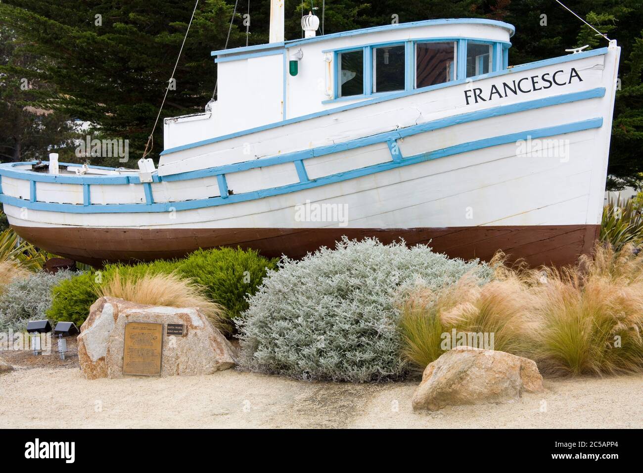Sardine fishing boat at Fisherman's Wharf,Monterey,California,USA Stock