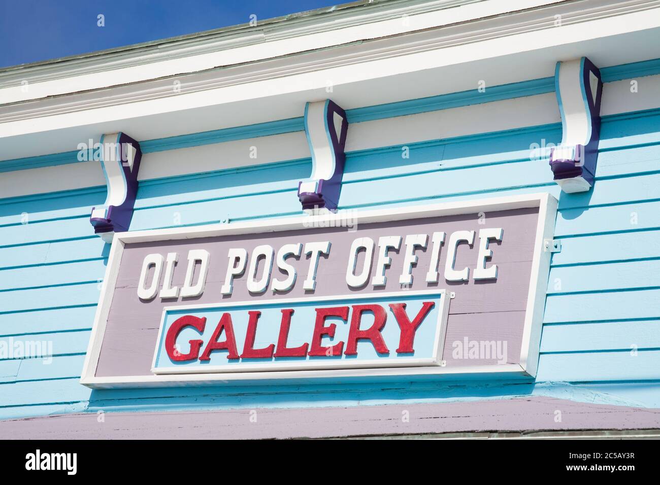Old Post Office Gallery,Moss Landing,Monterey County,California,USA Stock Photo Alamy