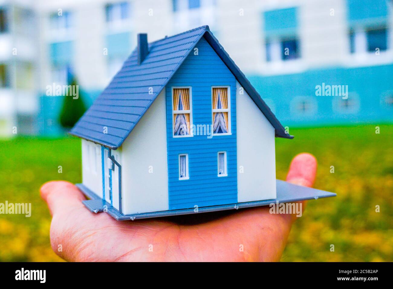 Dream of a new House Stock Photo