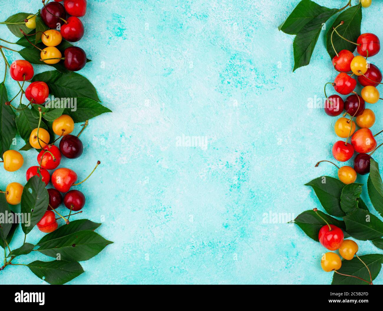 Fresh juicy yellow cherry hi-res stock photography and images - Alamy
