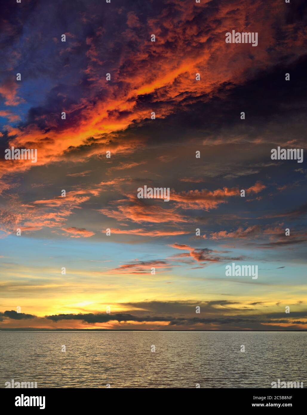 Sunrise over Amazon Stock Photo Alamy