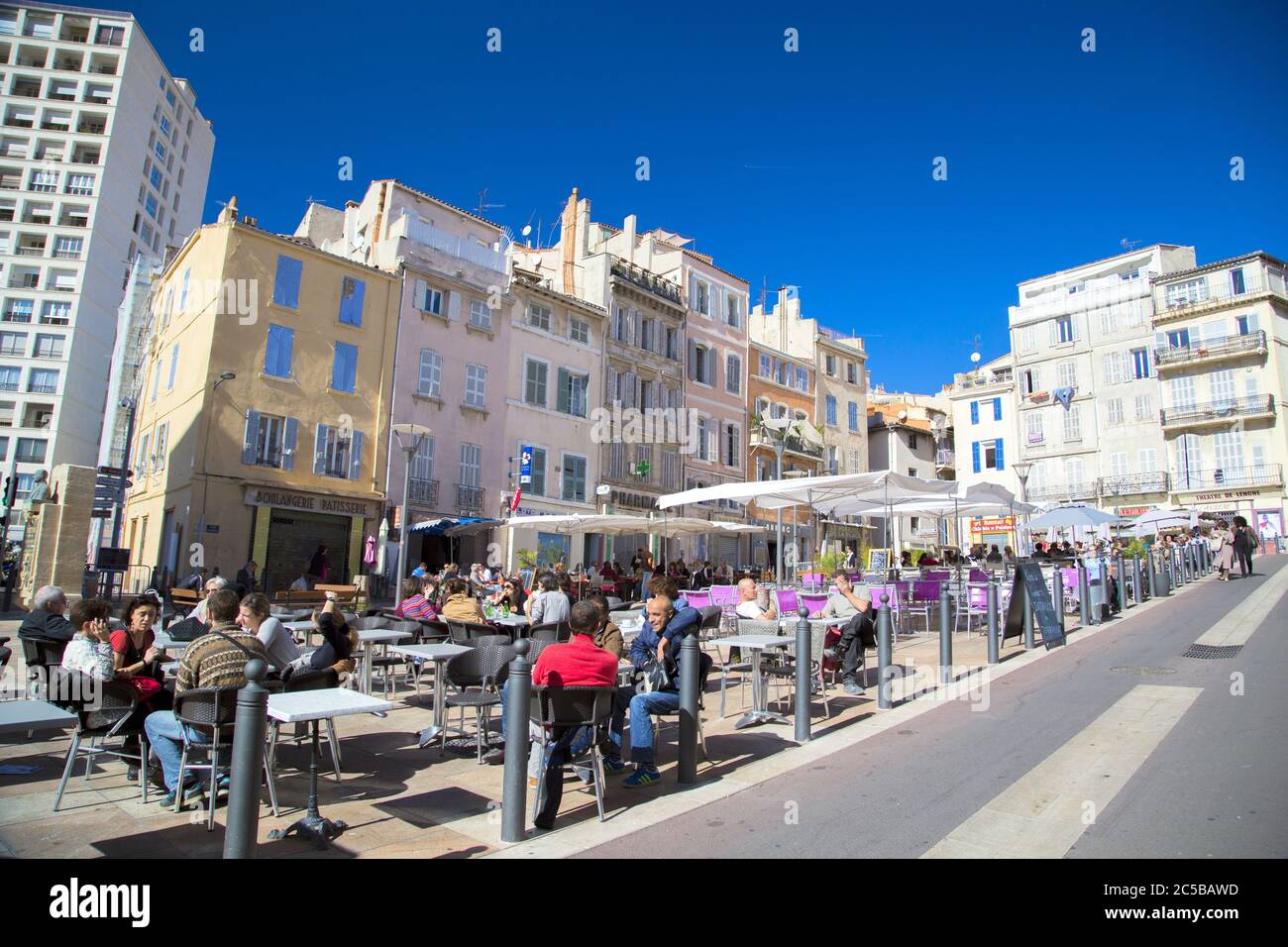 Downtown marseille hi-res stock photography and images - Alamy