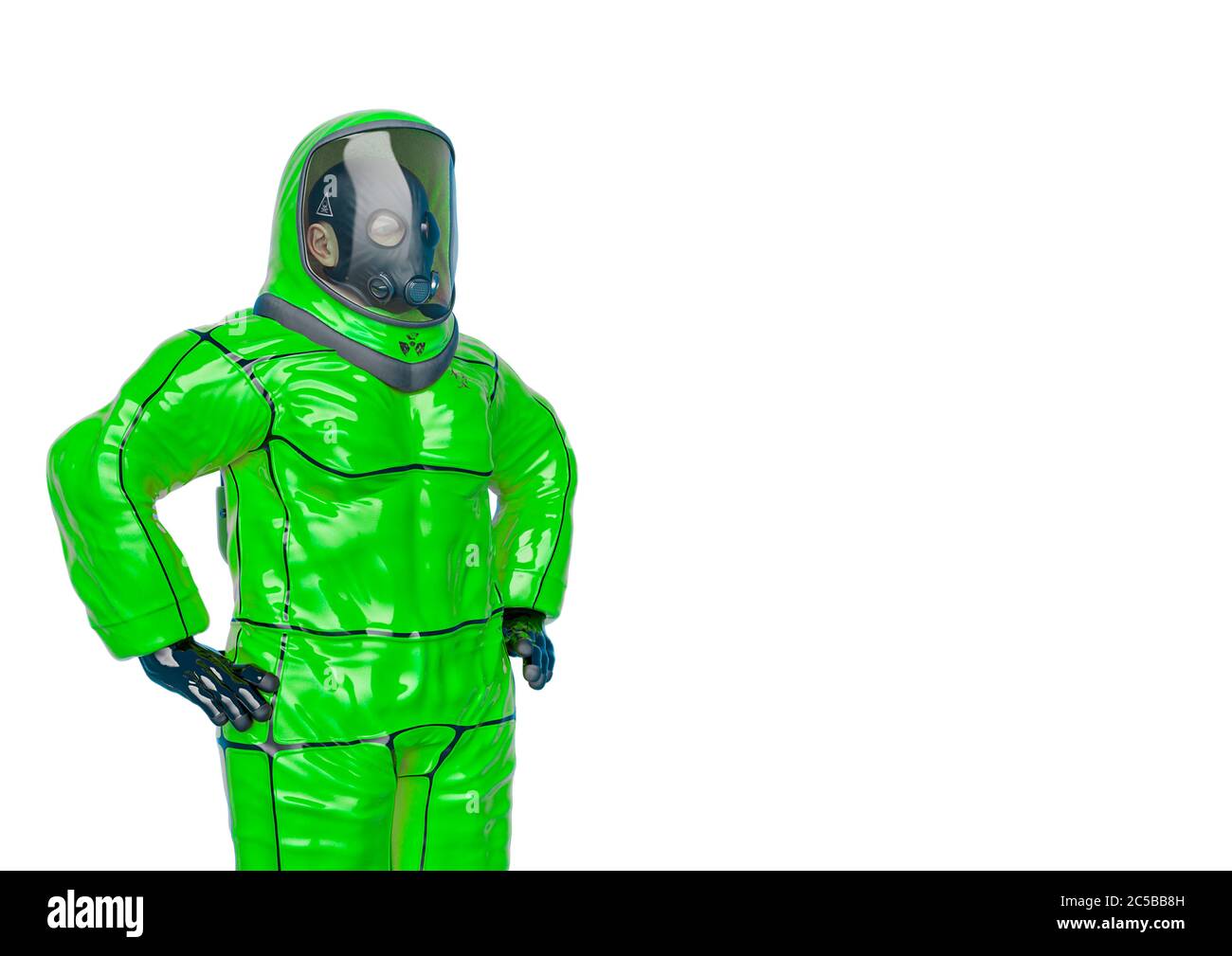 green radiation suit