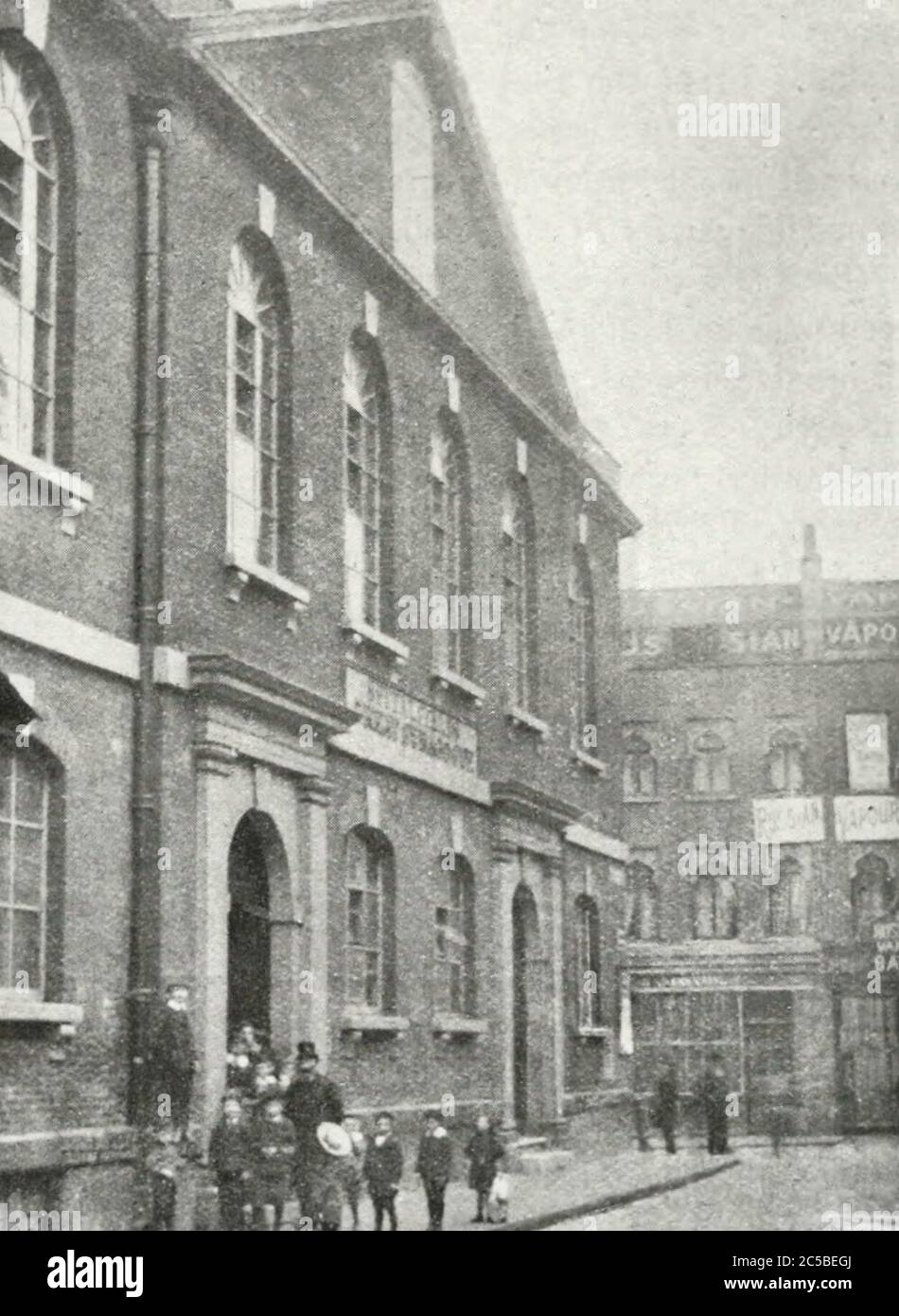 Spitalfield's Great Synagogue, East London, England, circa 1910 Stock Photo