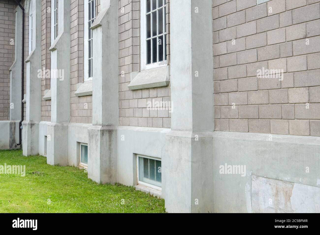 Picture of Texture old beige plaster windows hi-res stock photography and images ...